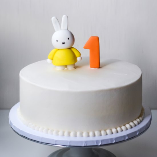 Miffy First Birthday Cake