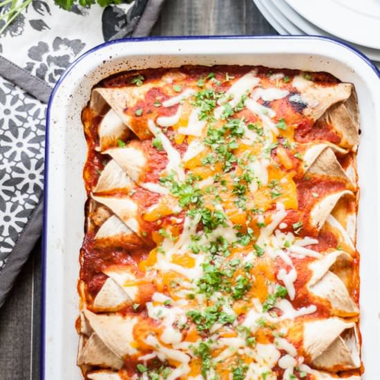 Juicy Chicken Enchiladas