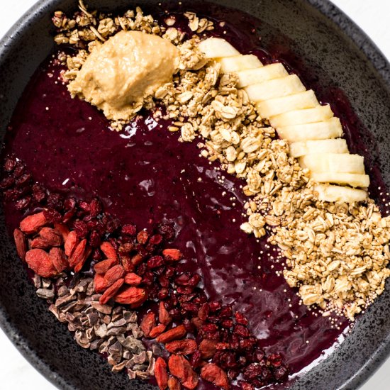 PB&J Smoothie Bowl (Vegan & GF)