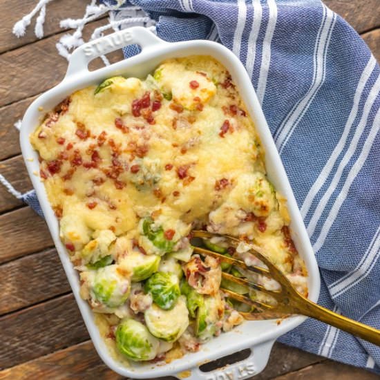 Brussels Sprouts Gratin