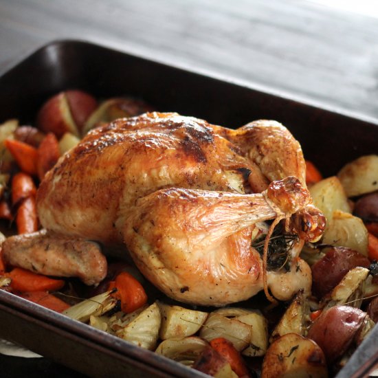 Simple Roasted Chicken