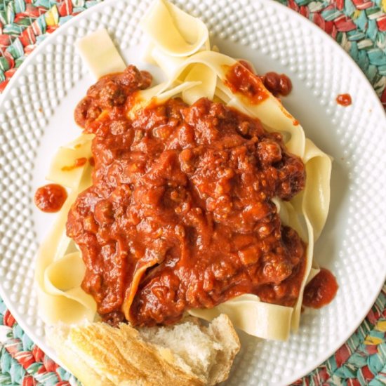 Slow Cooker Spaghetti Sauce