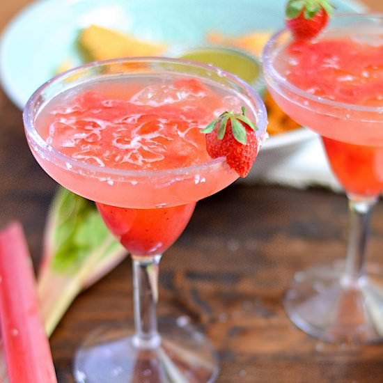 Classic Margaritas with Strawberry