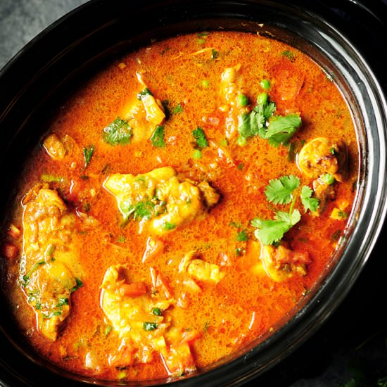 Slow Cooker Curry Chicken