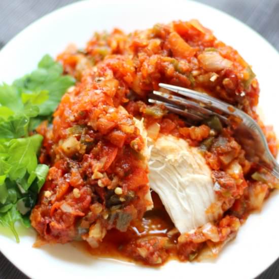 Slow Cooker Chicken Sofrito