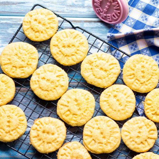 Cornmeal Cookies, Italian Style