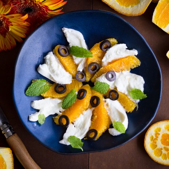 Orange and Buffalo Mozzarella Salad