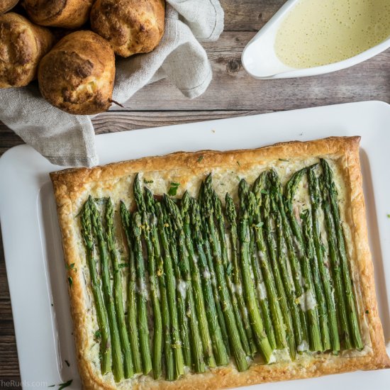 Asparagus Prosciutto Tart