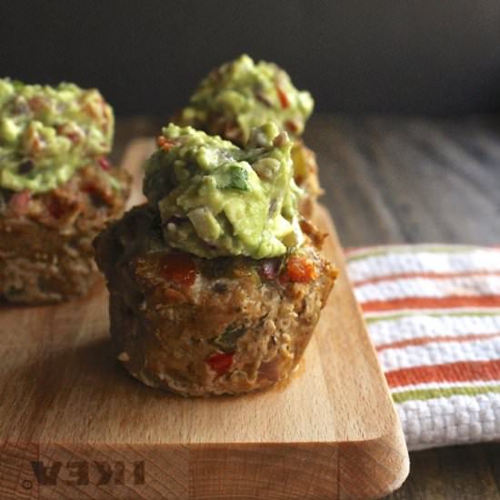 Turkey Taco Meatloaf Muffins