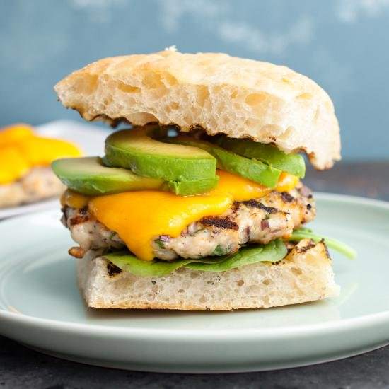 California Turkey Burgers