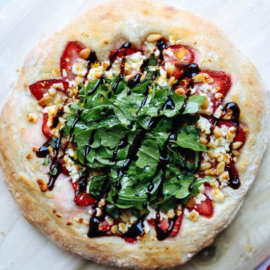 Strawberry Arugula Pizza