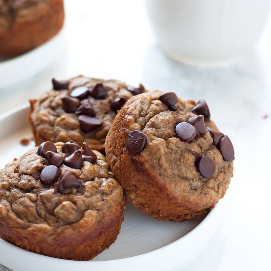 Banana Chocolate Chip Muffins