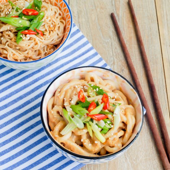 Peanut Butter Sauce Cold Noodles