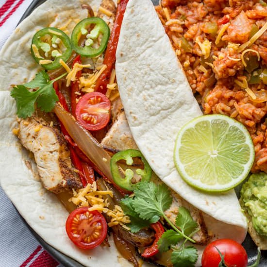 Easy Skillet Chicken Fajitas