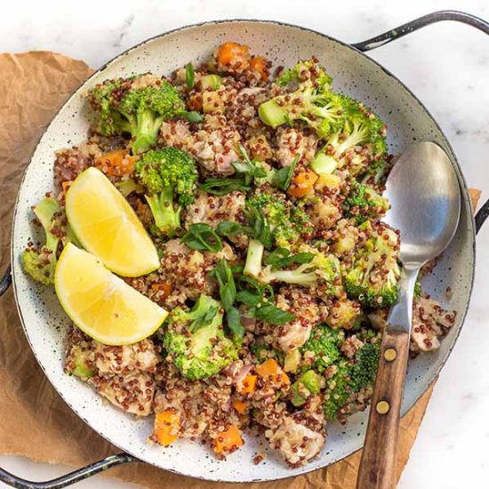 Lemon Chicken Quinoa Bowl