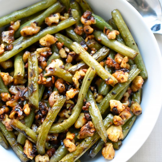 Green Bean Walnut Saute