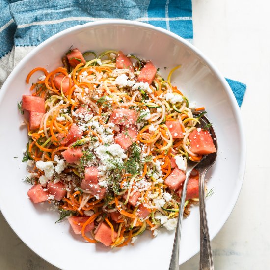 Watermelon Salad with Cotija