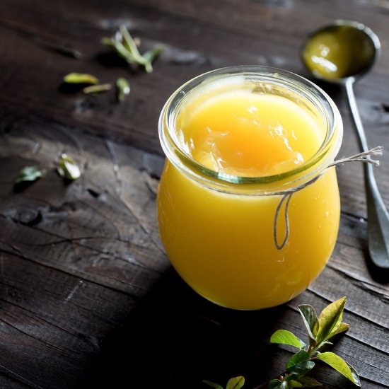 Coriander-Infused Lime Curd