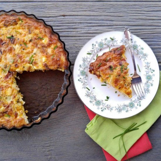 Crustless Chicken Quiche