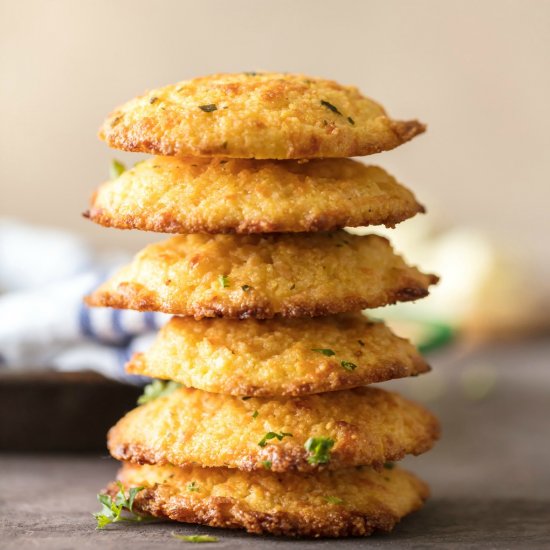 Garlic Cornbread Drop Biscuits