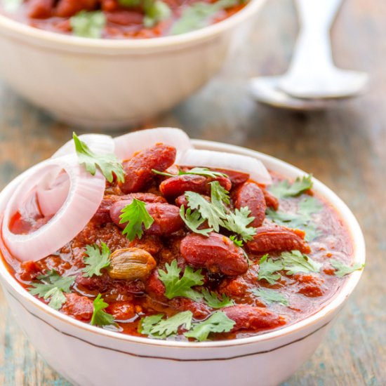 Spicy Red Kidney Beans Curry