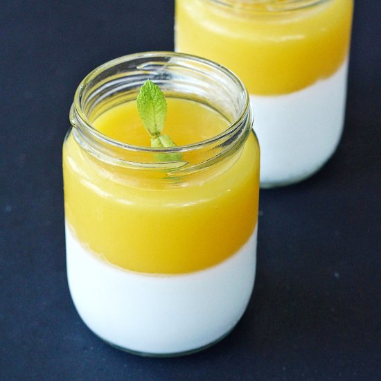 Mango Coconut Pudding