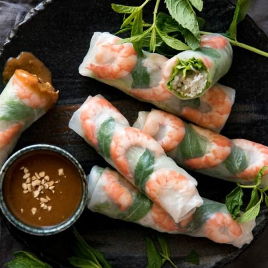 Vietnamese Rice Paper Rolls