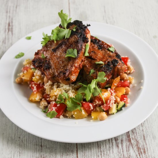 Harissa Lamb with Cous Cous