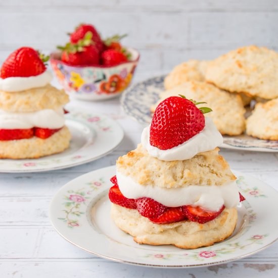 Homemade Strawberry Shortcake