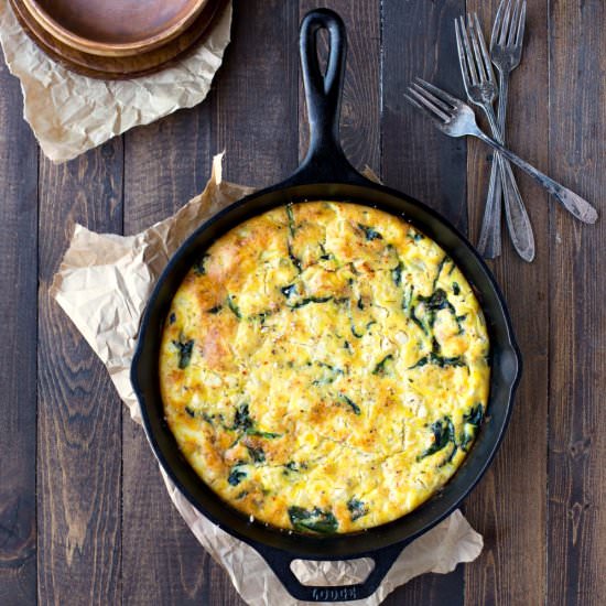 Spinach & Feta Frittata