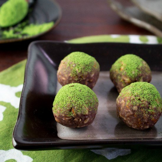 Matcha Red Bean Energy Balls