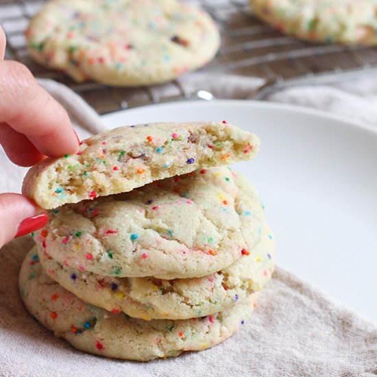 Soft-baked Vegan Sugar Cookies