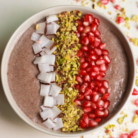 Ragi Coconut Breakfast Bowl