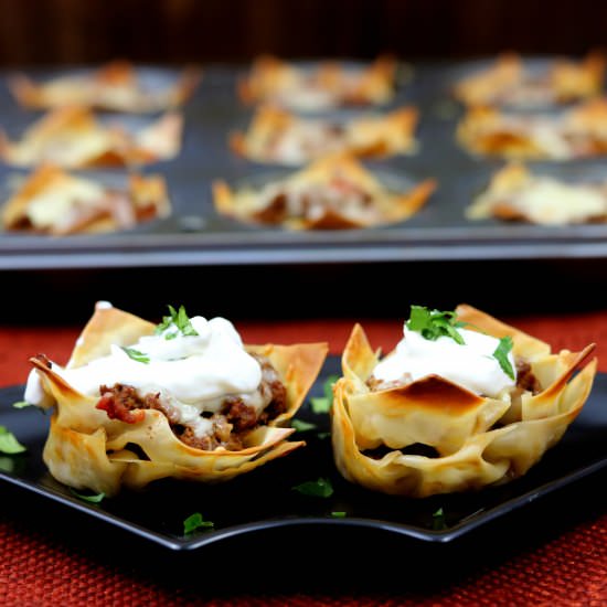 Muffin Tin Taco Cups