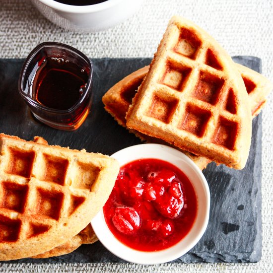 Nutty Multigrain Waffles