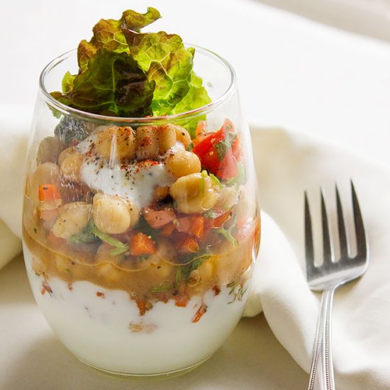 Yogurt Chickpea Salad