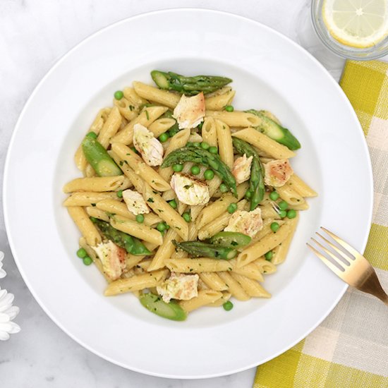 Spring Veggie and Herb Turkey Pasta