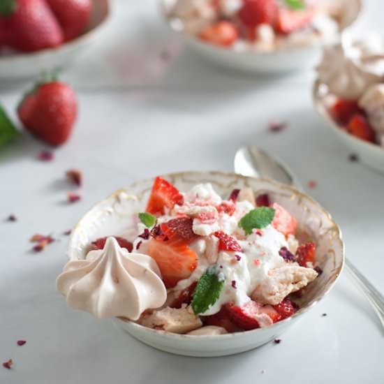 Eton Mess; Classic British Dessert