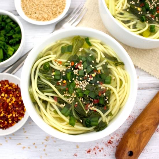 Ginger Bok Choy Soup