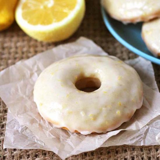 Baked Lemon Doughnuts