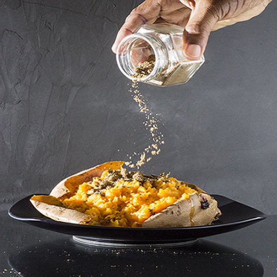 Baked Sweet Potato w/ Garam Masala