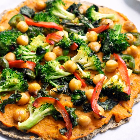 Butternut Squash Veggie Pizza