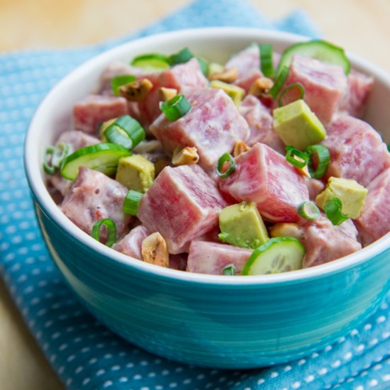 Creamy Ahi Tuna Poke