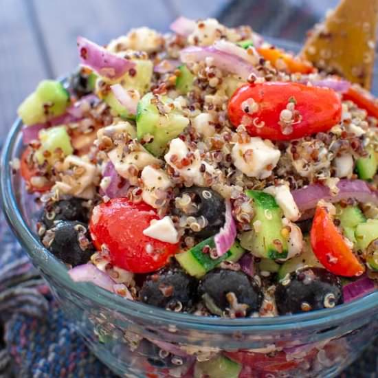 Greek Salad with Quinoa