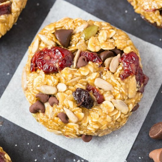 No Bake Trail Mix Cookies