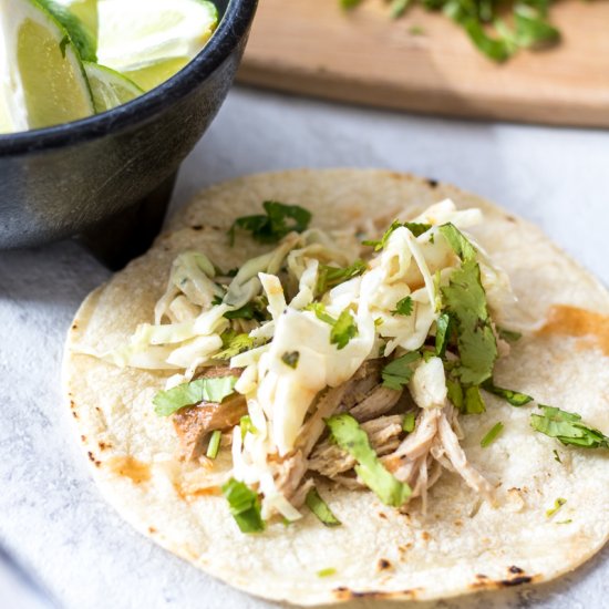 Pork Carnitas with Mexican Slaw