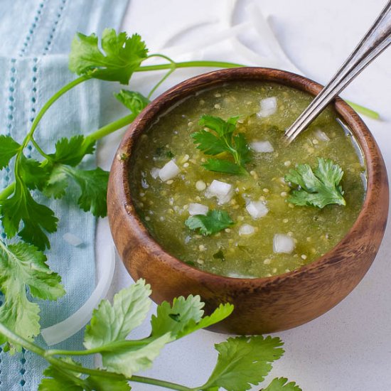 Authentic Spicy Salsa Verde