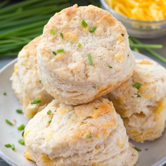 Cheddar Chive Biscuits