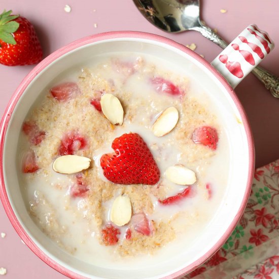 Strawberry Shortcake Breakfast Bowl