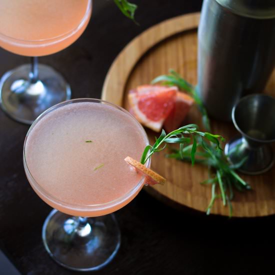 Grapefruit Tarragon Gin Refresher